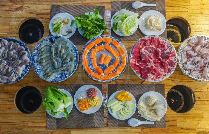 Những món nướng hấp dẫn được phục vụ tại Han Cook BBQ