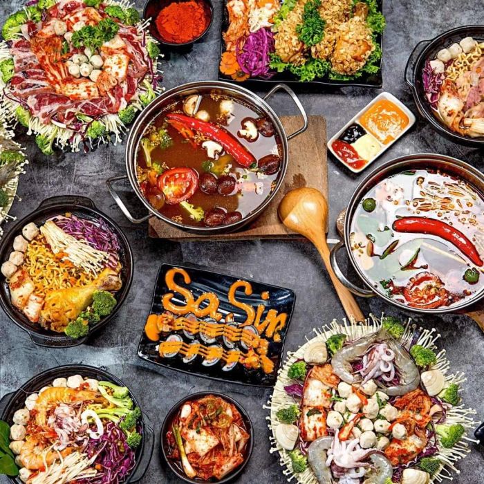 Không gian hiện đại và ấm cúng tại Mì Cay Sasin Huế