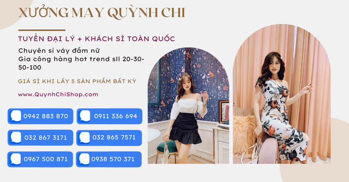 Xưởng may váy đầm giá sỉ Quỳnh Chi ảnh 2