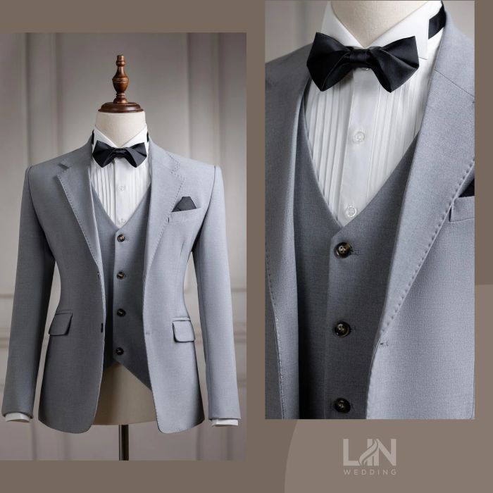 LIN Wedding - BST vest đen sang trọng