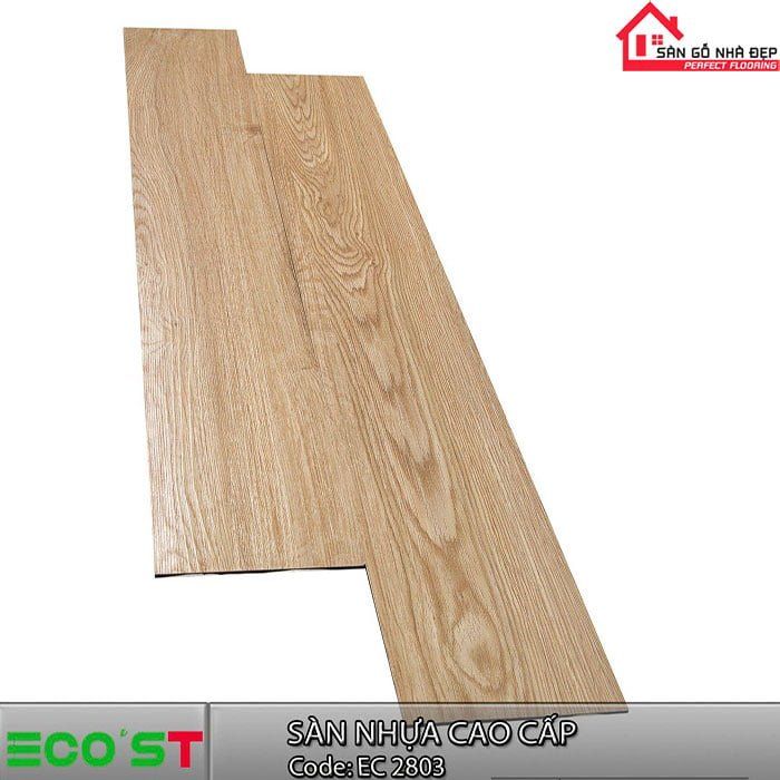 Hình ảnh thực tế Sàn nhựa Eco'st - Vẻ đẹp chuẩn Hàn Quốc