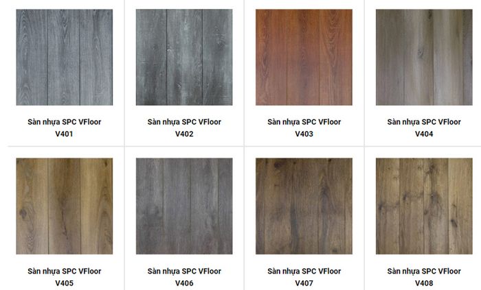 Bộ sưu tập mẫu mã đa dạng của Sàn nhựa Vfloor