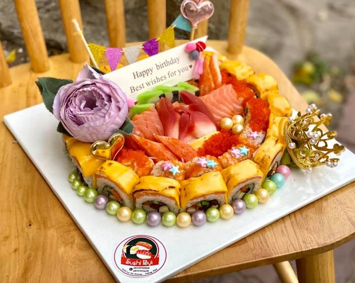 Nghệ thuật trình bày món ăn tinh tế tại Sushi Bụi