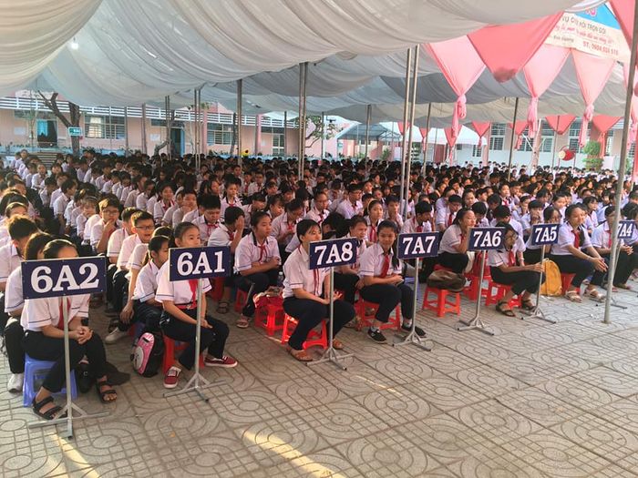 Hình ảnh ấn tượng về khuôn viên THCS Lê Quý Đôn