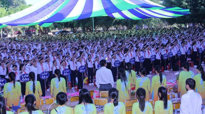 Hình ảnh ấn tượng về cơ sở vật chất hiện đại của THCS Phú An