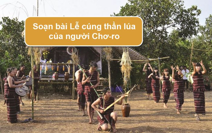Hình ảnh minh họa sinh động về nghi lễ cúng thần lúa (Nguồn: Internet)