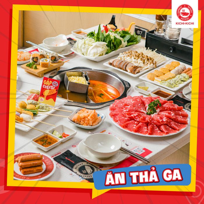 Không gian ấm cúng tại KICHI KICHI Vincom Biên Hòa