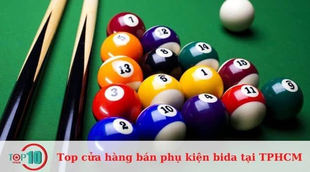 Các cửa hàng bán phụ kiện bida tại Sài Gòn