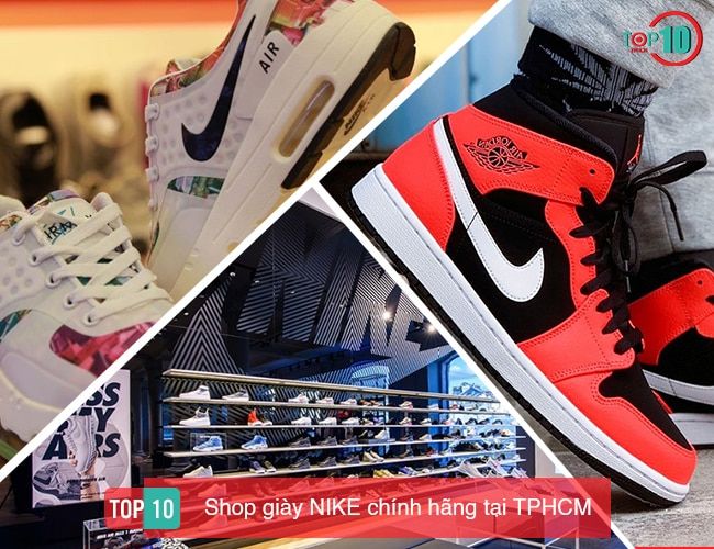Các shop giày Nike chính hãng tại TPHCM