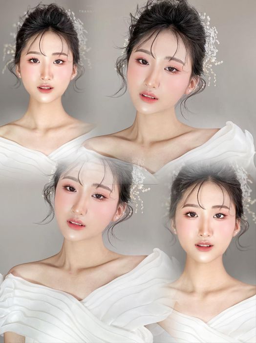 Khoảnh khắc thực hành chuyên nghiệp của học viên Hiền Xu Makeup & Academy