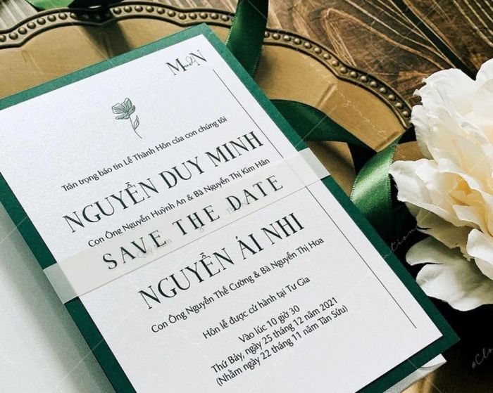 Thiệp cưới Sweetie hình ảnh 2