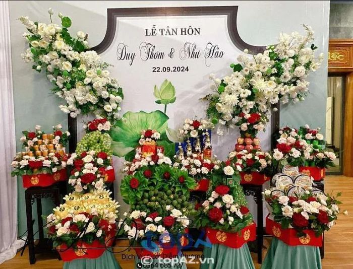 Dịch vụ cưới Diễm Phượng tại TP. Hồng Ngự - Địa chỉ đáng tin cậy cho mâm quả cưới hỏi chất lượng