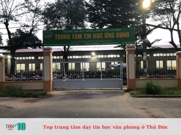 Trung Tâm Đào Tạo CNTT Ứng Dụng - ĐH Nông Lâm