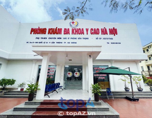 Phòng khám Đa khoa Y Cao Hà Nội là một lựa chọn đáng tin cậy tại Hải Dương, được biết đến với chất lượng dịch vụ vượt trội.