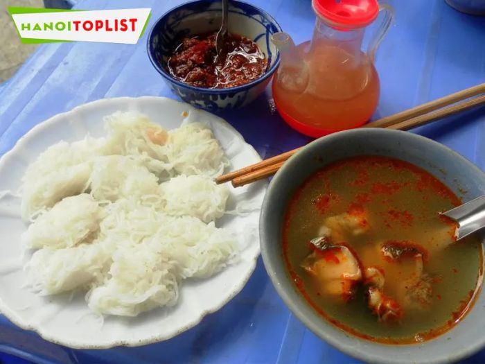 quan bún ốc nguội Ô Quan Chưởng Tripi