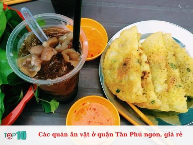 Các quán ăn vặt ngon, giá rẻ tại quận Tân Phú