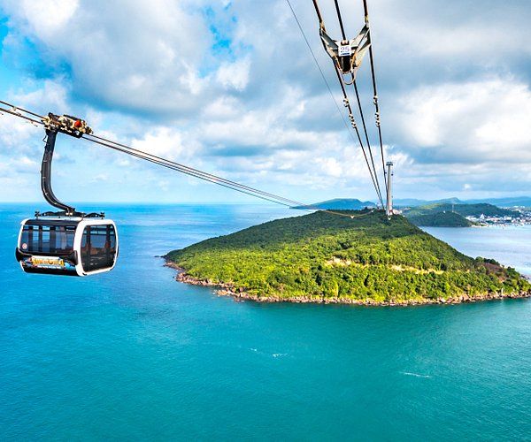 Cảnh sắc Hòn Thơm tuyệt vời từ trên cáp treo - Ảnh 2