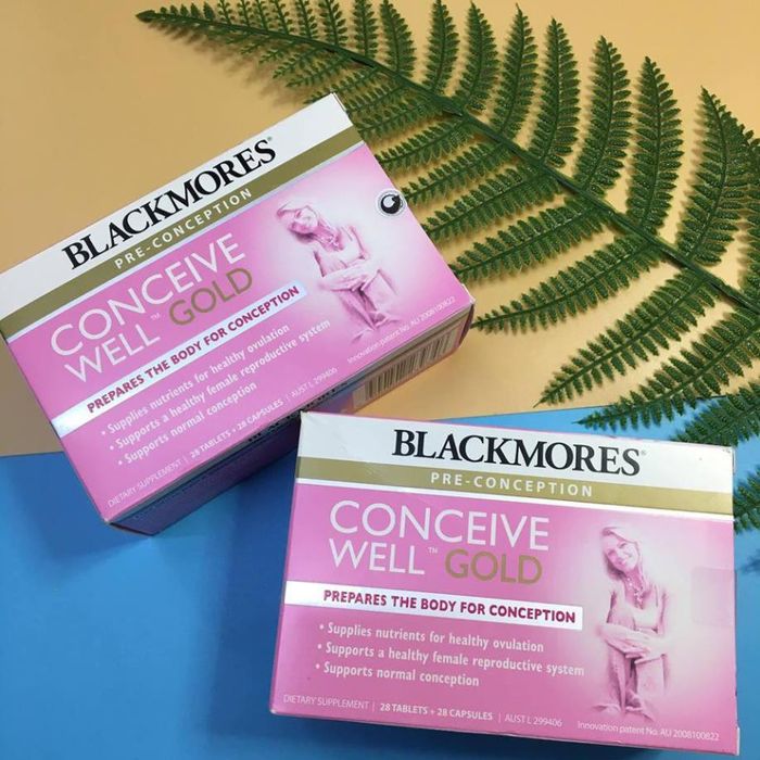 Bộ ảnh thực tế sản phẩm Blackmores Conceive Well Gold