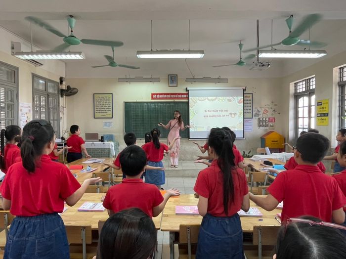 Hình ảnh hoạt động ngoại khóa sôi nổi tại Trường Tiểu học Thọ An