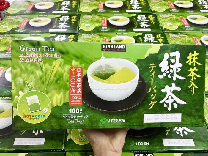 Hình ảnh trà xanh túi lọc Kirkland Signature (ảnh 1)