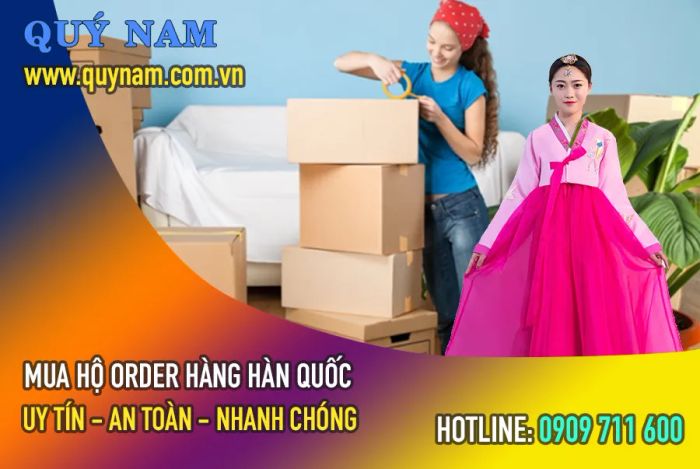 Hình ảnh dịch vụ order hàng Hàn tại Quý Nam