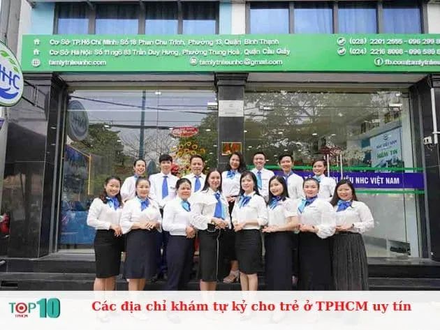 Các địa chỉ khám và điều trị tự kỷ uy tín tại TP.HCM
