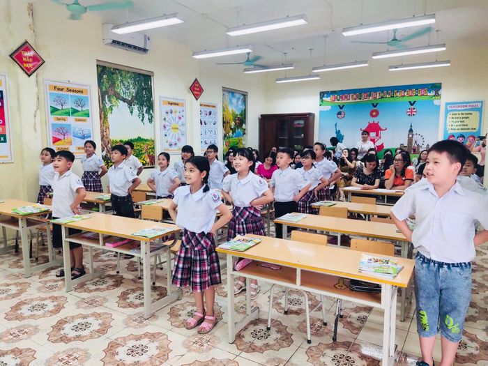 Hình ảnh khu vực học tập sáng tạo tại Trường Tiểu học Tân Hội B