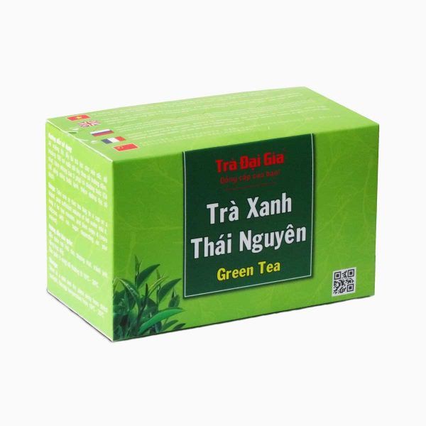 Hình ảnh trà xanh túi lọc Trà Đại Gia