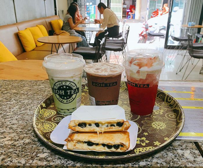 Những tác phẩm trà sữa nghệ thuật tại BoH Tea Store