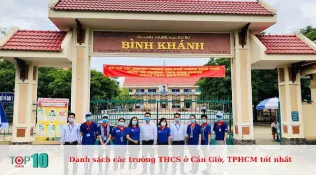 Trường THCS Bình Khánh - Nơi chắp cánh tri thức, nuôi dưỡng ước mơ.
