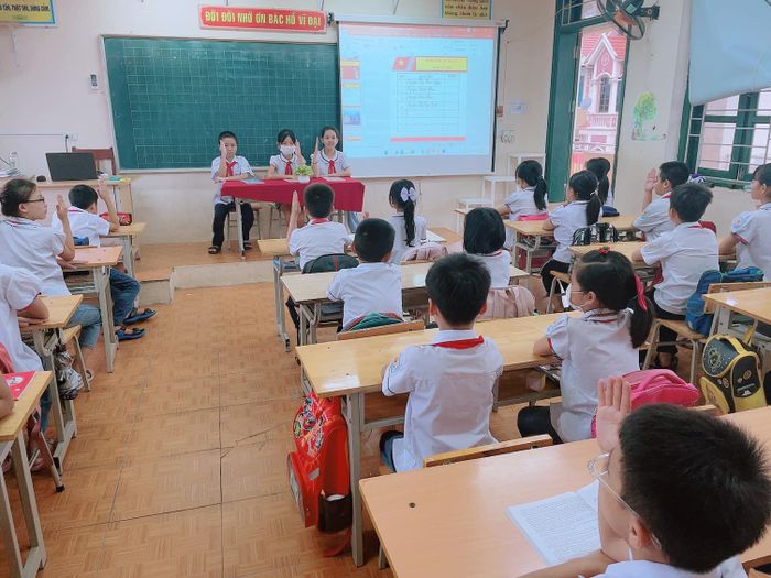 Hình ảnh không gian học tập đầy cảm hứng tại Trường Tiểu Học Liên Hồng
