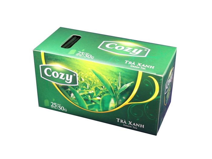 Hình ảnh trà xanh túi lọc Cozy