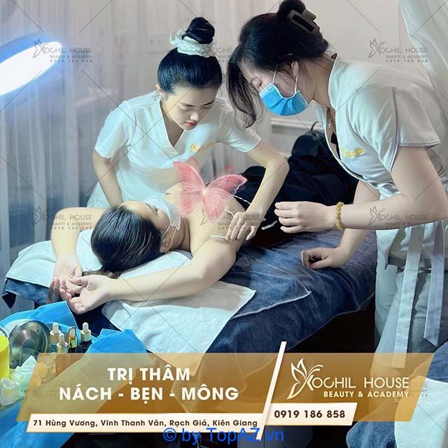 Spa làm đẹp tại TP. Rạch Giá, Kiên Giang với hiệu quả vượt trội, Xochil House Beauty & Academy cam kết mang lại trải nghiệm tuyệt vời cho khách hàng mỗi lần ghé thăm.