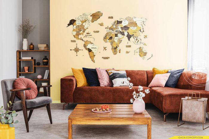 Bộ sưu tập bản đồ gỗ 3D cao cấp từ Gach New Concept