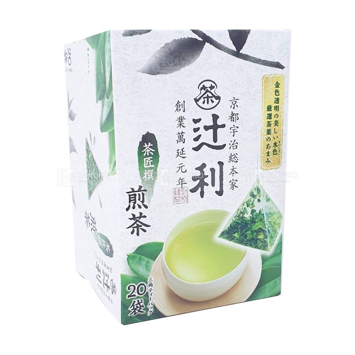 Hình ảnh trà xanh túi lọc Sencha Nhật Bản