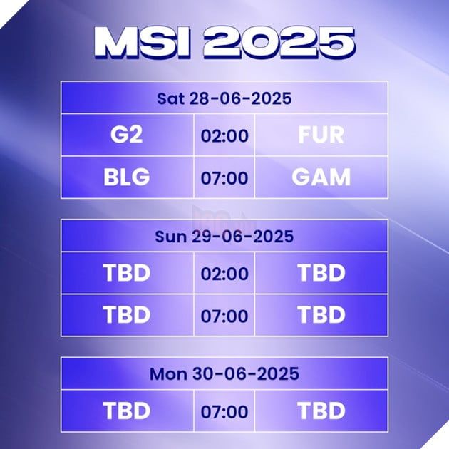 Liên Minh Huyền Thoại: Hành trình chinh phục MSI 2025 của GAM bắt đầu từ Vòng Khởi Động