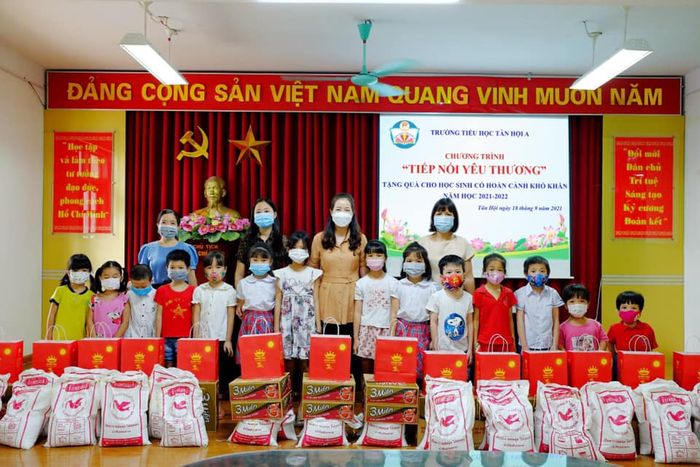 Trường tiểu học Tân Hội A ảnh 1 - Ngắm nhìn toàn cảnh ngôi trường khang trang với 3 dãy nhà cao tầng hiện đại