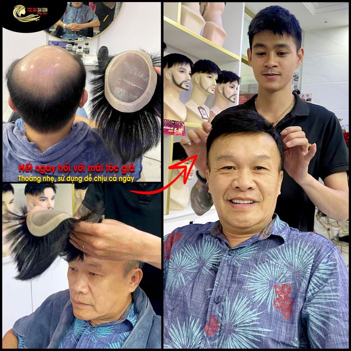 Hình ảnh sản phẩm tóc giả cao cấp từ Tóc Giả Sài Gòn