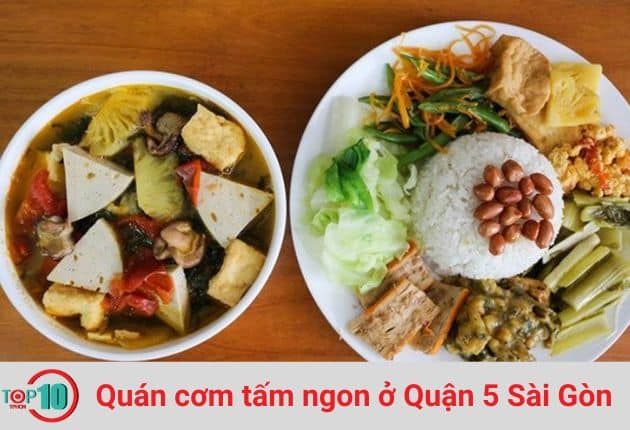 Cơm Tấm Chay An Đông - Nét Thanh Tịnh Giữa Lòng Sài Gòn