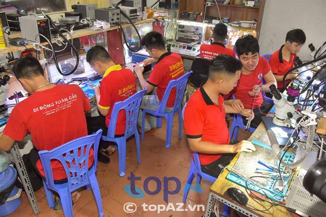 Di Động Toàn Cầu Hà Nội - Nơi ươm mầm tài năng sửa chữa điện thoại