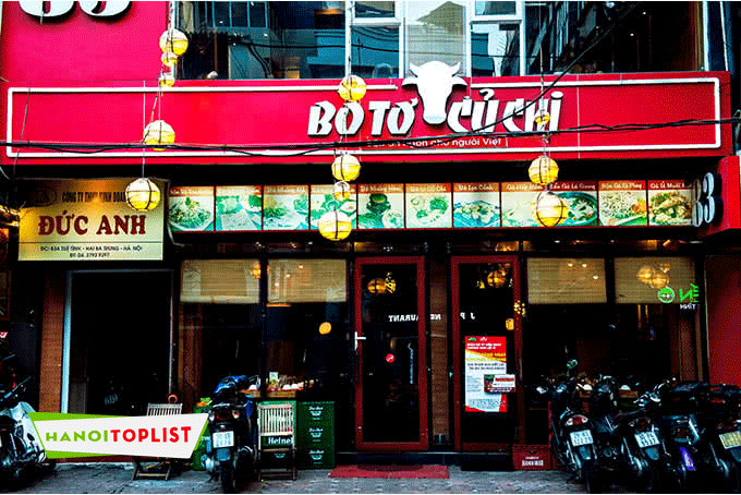Bò Tơ Củ Chi – Địa chỉ quán nhậu nổi tiếng