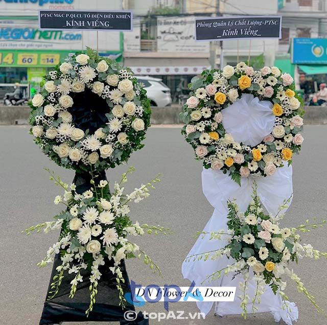 Dịch vụ đặt hoa chia buồn tại Quận 2 – Uy tín, tận tâm trong từng sản phẩm.