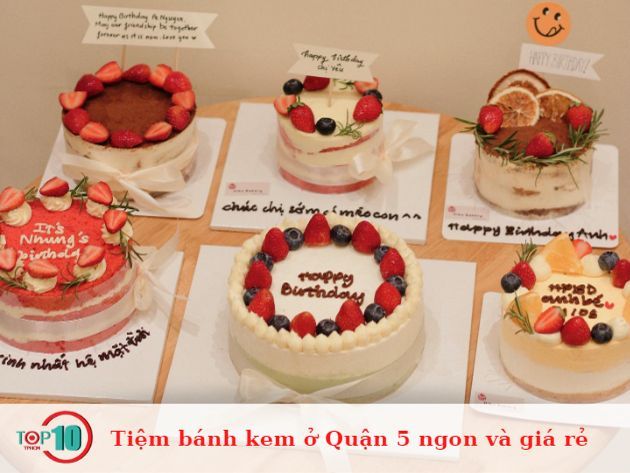 Thiên đường bánh kem Quận 5: Hương vị tuyệt hảo - Giá cả bình dân