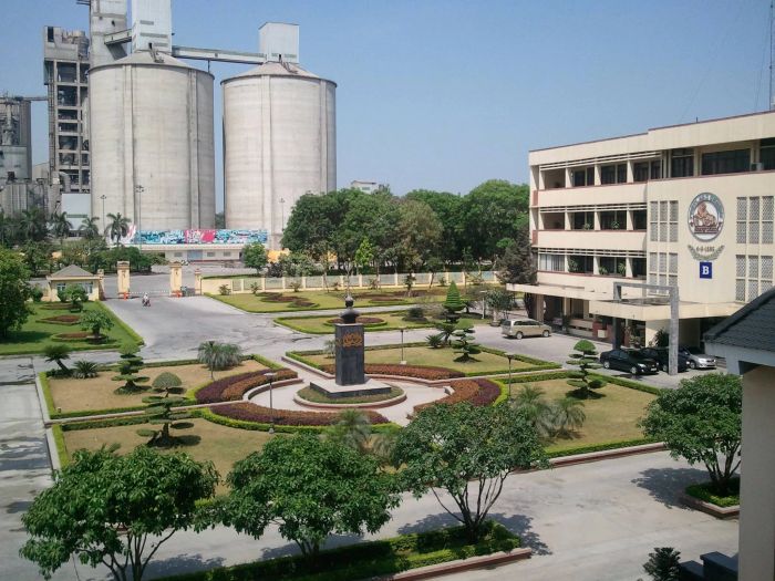 Khuôn viên nhà máy Vicem Hoàng Thạch - Nơi công nghệ Đan Mạch hội tụ