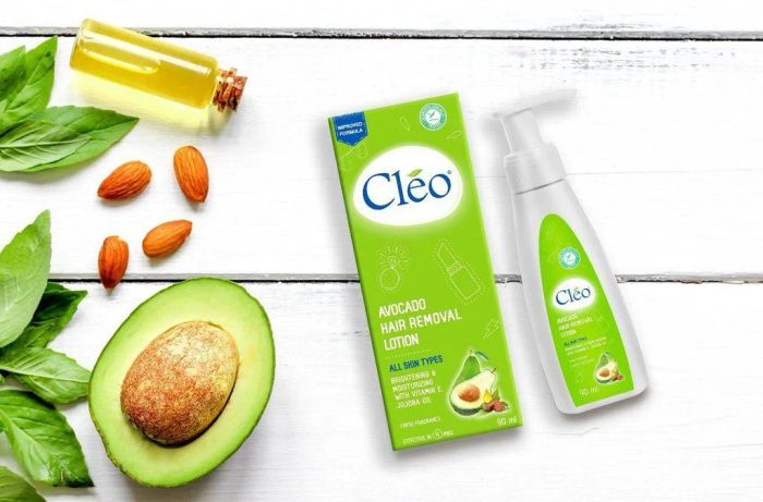 Kem tẩy lông Cleo – Ảnh 2: Với sự kết hợp hoàn hảo giữa các thành phần thiên nhiên, kem tẩy lông Cleo nhẹ nhàng loại bỏ lông thừa, mang đến làn da mịn màng, không đau rát, phù hợp cho mọi loại da, kể cả da nhạy cảm.