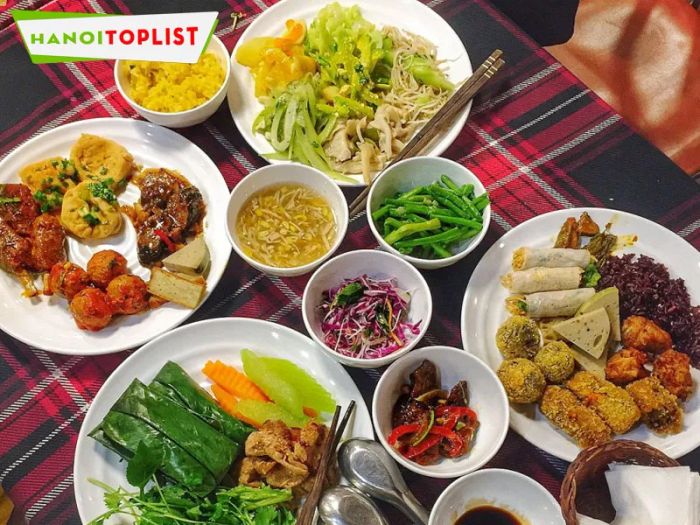 Nhất Tâm – Buffet chay Hà Nội hấp dẫn với ẩm thực đặc sắc