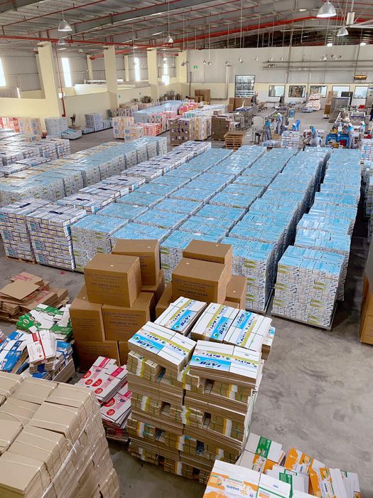 Hình ảnh dây chuyền sản xuất hiện đại của Bavimilk