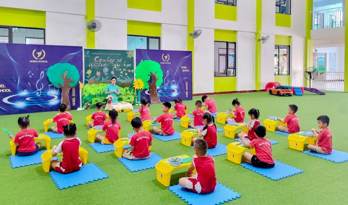 Không gian học tập hiện đại tại Mầm Non Nobel Yên Định