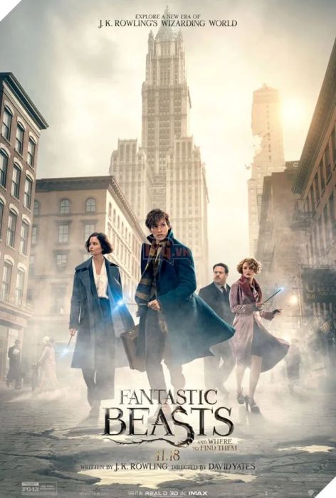 Áp phích chính thức của Fantastic Beasts