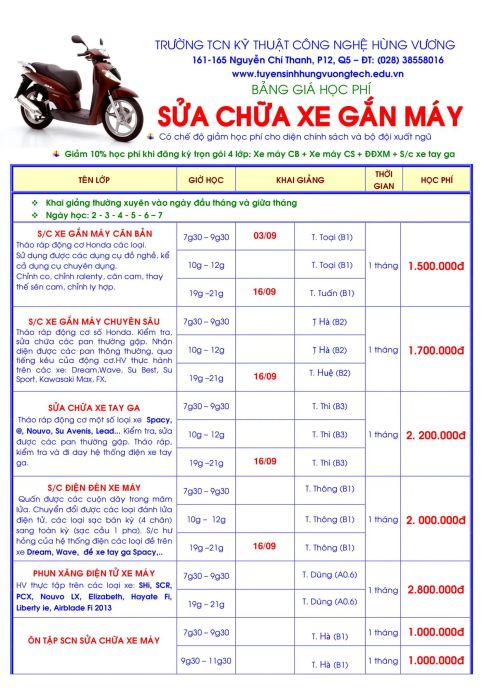 Trường Trung cấp nghề Kỹ thuật Công nghệ Hùng Vương - Ảnh 2
